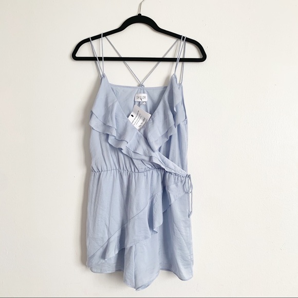 SAYLOR V-Neck Ruffled Romper Size M - Picture 6 of 14